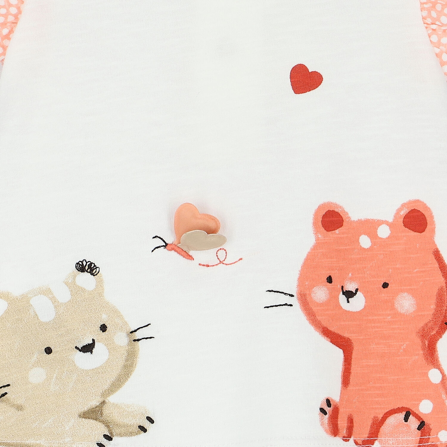 Baby Girls White & Pink Cat Shorts Set ( 2-Pack ), 1, hi-res