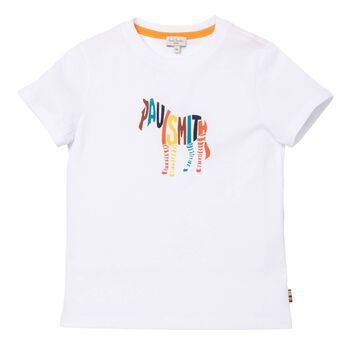 Boys White Logo T-Shirt