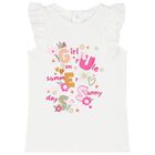 طقم ليجنز باللون أبيض ووردي للبنات , 1, hi-res