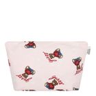 طقم ملابس داخلية للبنات الصغيرات مزين بشعار دب تيدي باللونين الوردي والأبيض, 1, hi-res