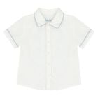 طقم شورت أولاد باللون الأبيض والأزرق, 1, hi-res