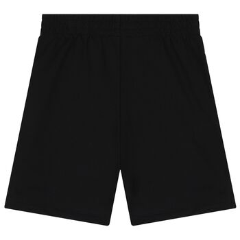 Boys Black Logo Shorts