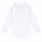 Boys White Long Sleeved Shirt, 1, hi-res