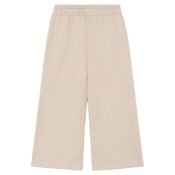 Girls Beige Joggers