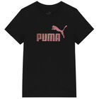 Girls Black Logo T-Shirt, 2, hi-res