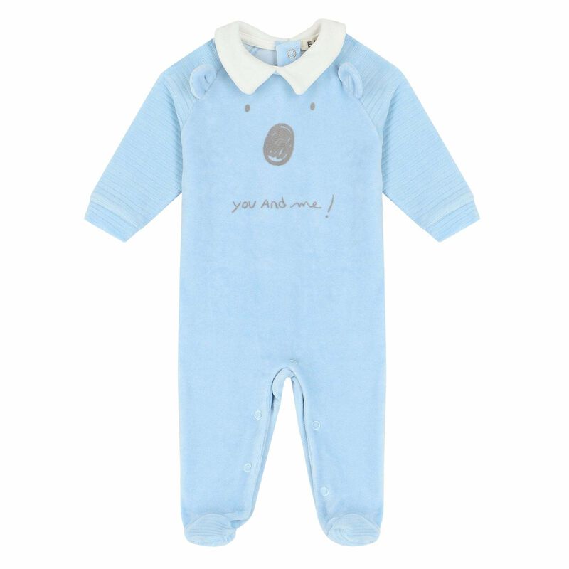 Baby Boys Blue Babygrow, 1, hi-res image number null