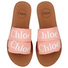 Girls Woody Logo Sliders, 1, hi-res