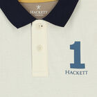 تيشيرت بولو بالشعار باللون البيج والعاجي للأولاد , 1, hi-res