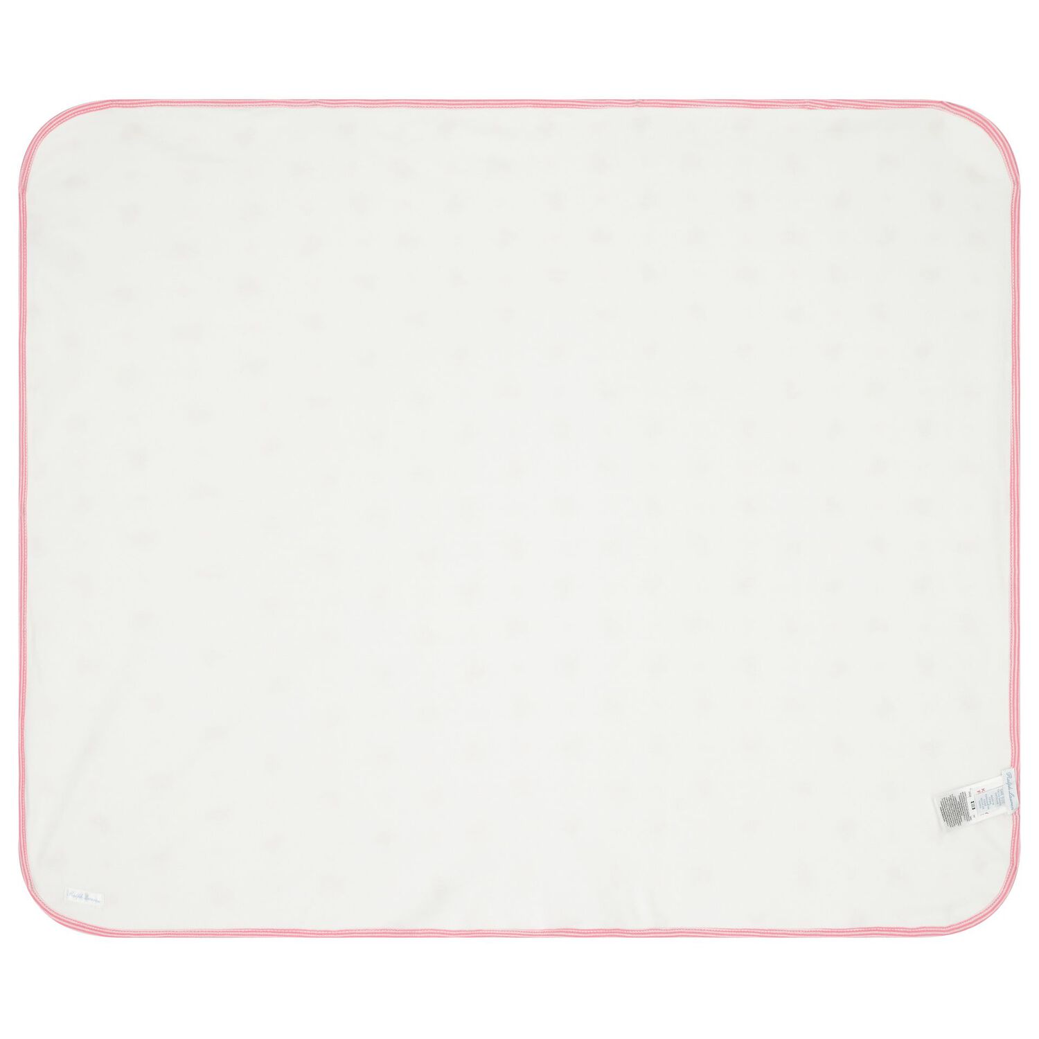 بطانية بنات بشعار تيدي باللون الأبيض و الوردي, 1, hi-res