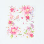 Baby Girls White Floral Blanket, 1, hi-res