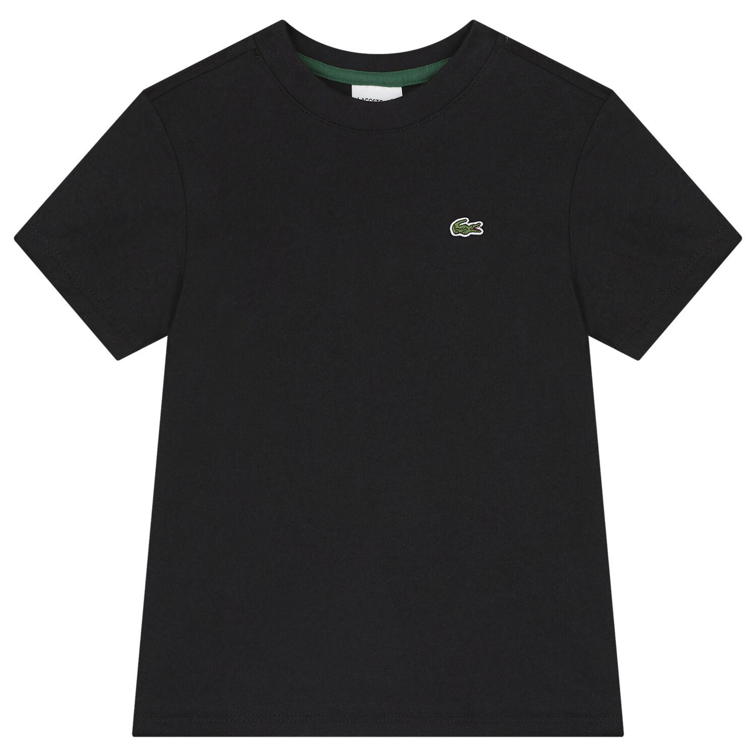 Boys Black Logo T-Shirt, 3, hi-res