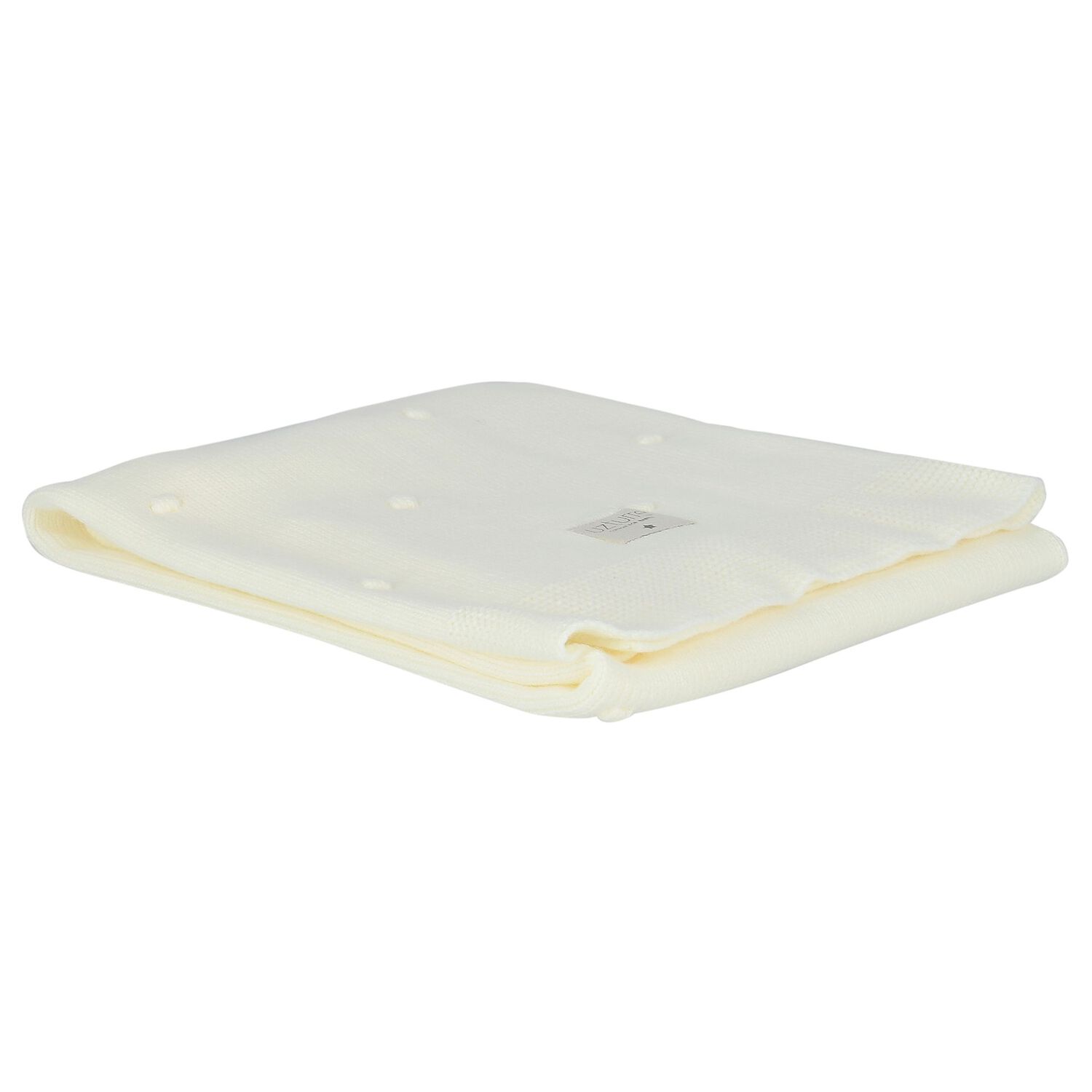 Ivory Baby Knitted Blanket, 1, hi-res