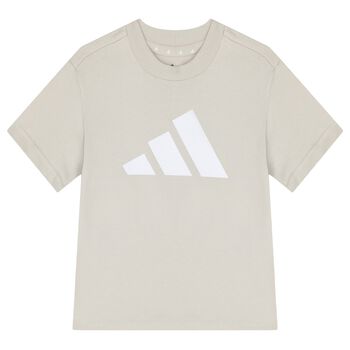Beige Logo T-Shirt