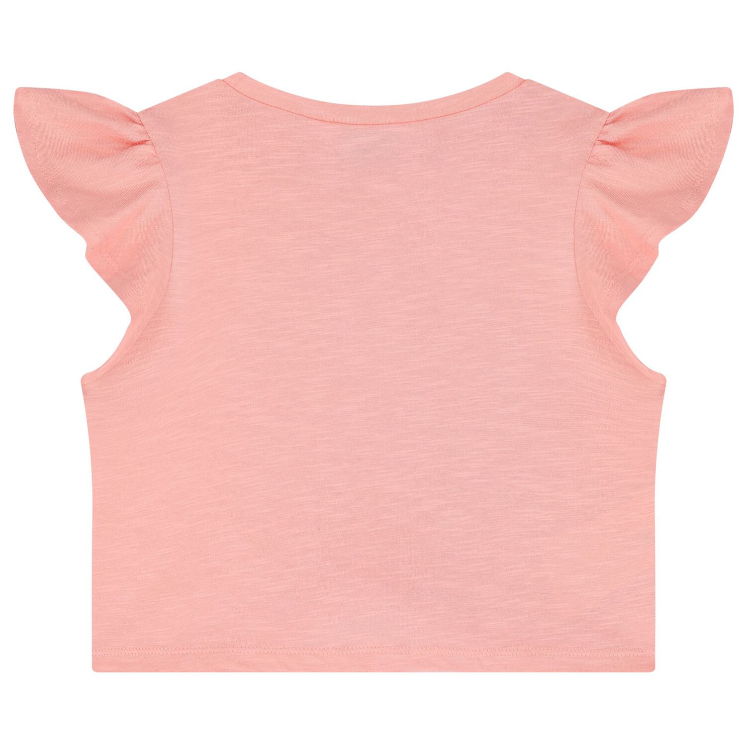 طقم شورت بنات بطبعة متعرجة باللون الوردي, 1, hi-res image number null