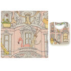 طقم هديا قماط ومريلة باللون الأزرق و الوردي, 1, hi-res