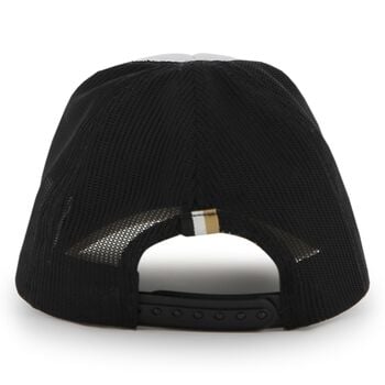 Baby Boys White, Black & Beige Logo Cap