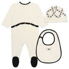 Ivory Logo Babygrow Gift Set, 1, hi-res