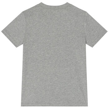 Boys Grey Polo Bear T-Shirt