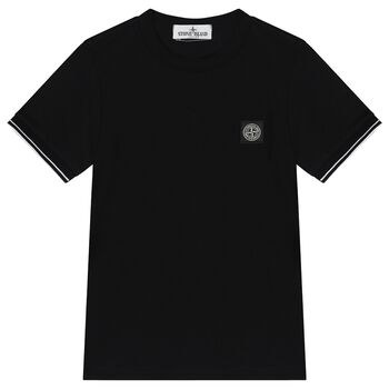 Boys Black Logo T-Shirt