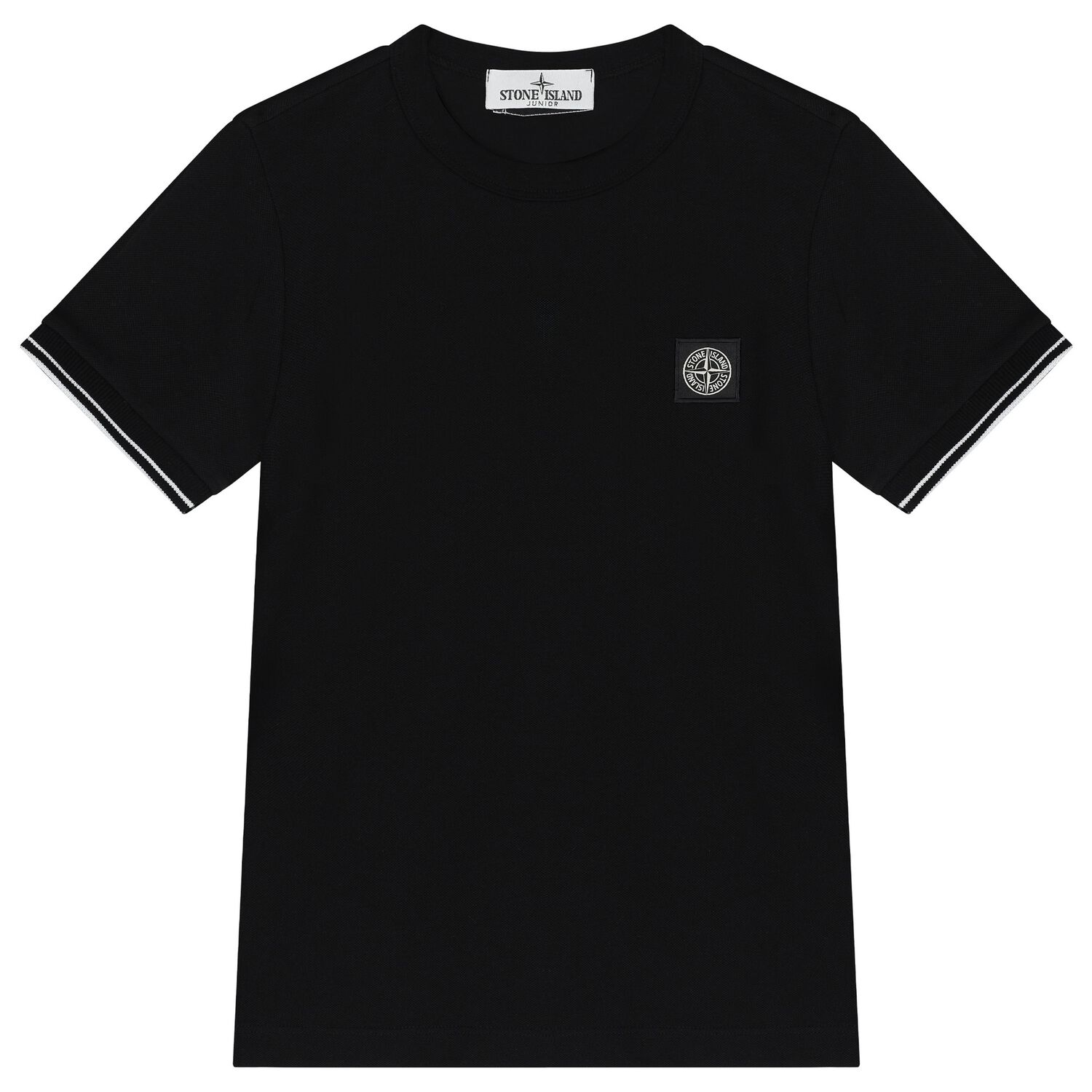 Boys Black Logo T-Shirt, 1, hi-res image number null