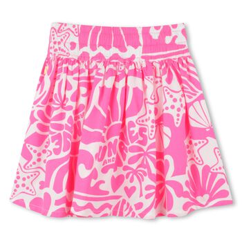 Girls Pink Sea Shell Skirt