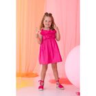 Girls Pink Ruffle dress, 1, hi-res