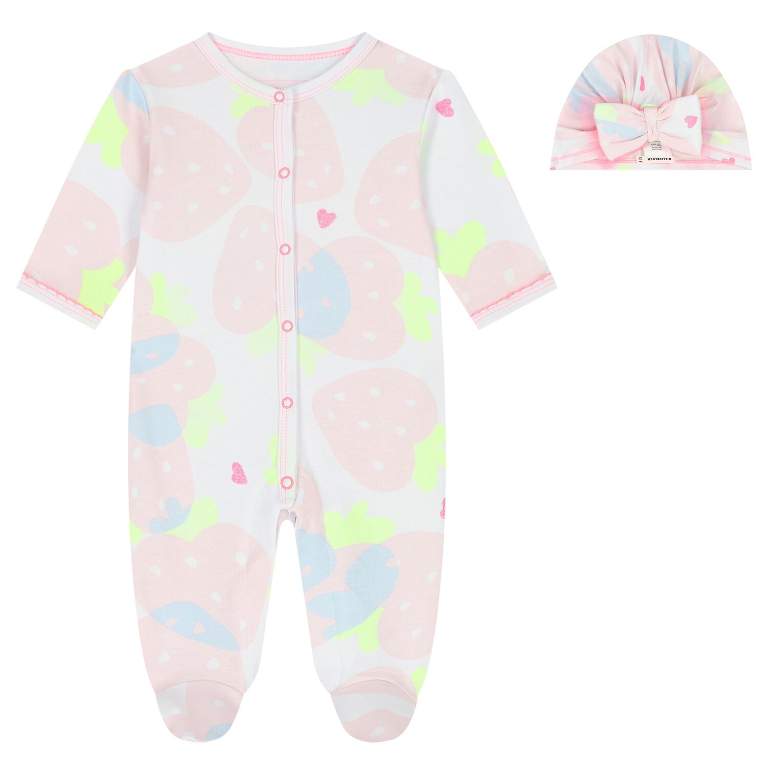 Baby Girls Pink Babygrow Gift Set, 1, hi-res