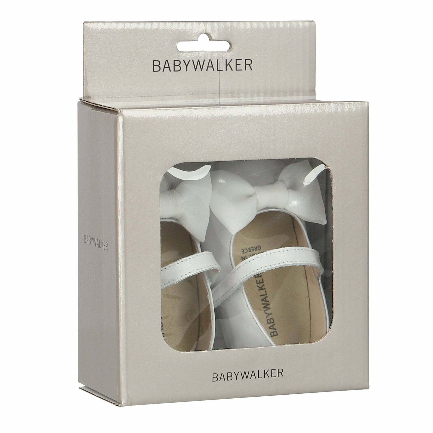 حذاء مطرز باللون الابيض للبنات, 1, hi-res image number null