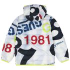 جاكيت أولاد مبطن باللونين الأبيض والأزرق للأولاد, 1, hi-res