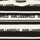 Boys Ivory & Black Logo Striped Sweatshirt, 1, hi-res