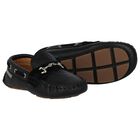 Boys Black Moccasins Shoes, 1, hi-res