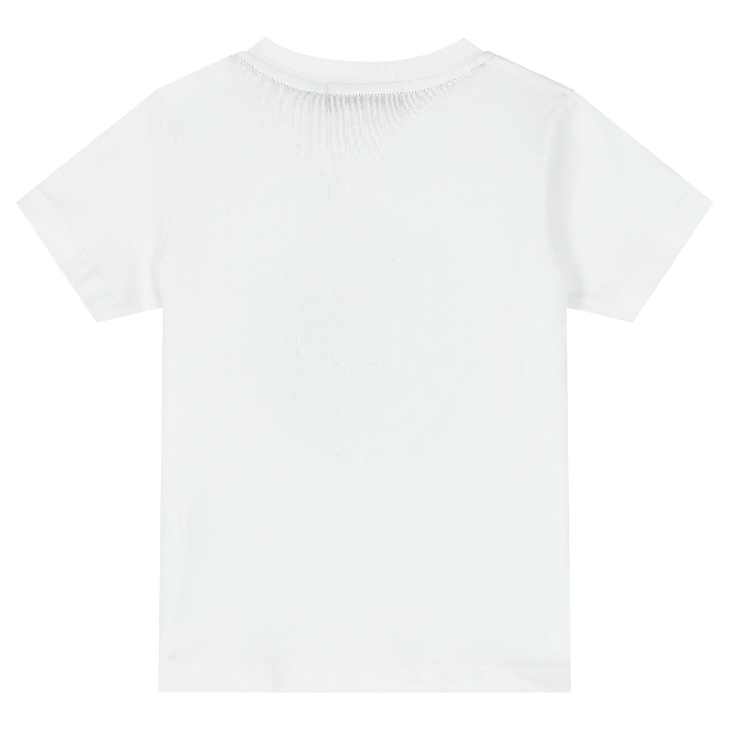 Younger Boys White Logo T-Shirt, 2, hi-res