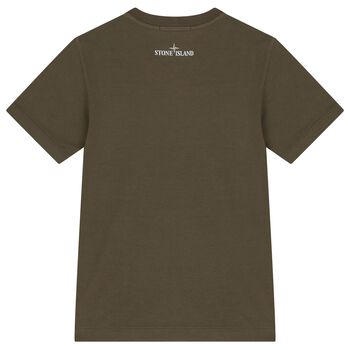 Boys Green Logo T-Shirt