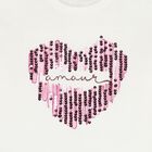 Girls Ivory Embellished Long Sleeve Top, 1, hi-res