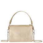 Girls Gold Logo Handbag, 4, hi-res