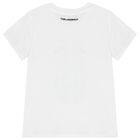 Mini Me Girls White Logo T-Shirt, 1, hi-res