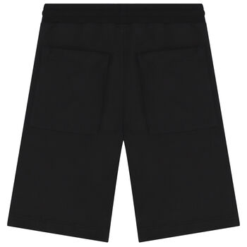 Boys Black Zigzag Shorts