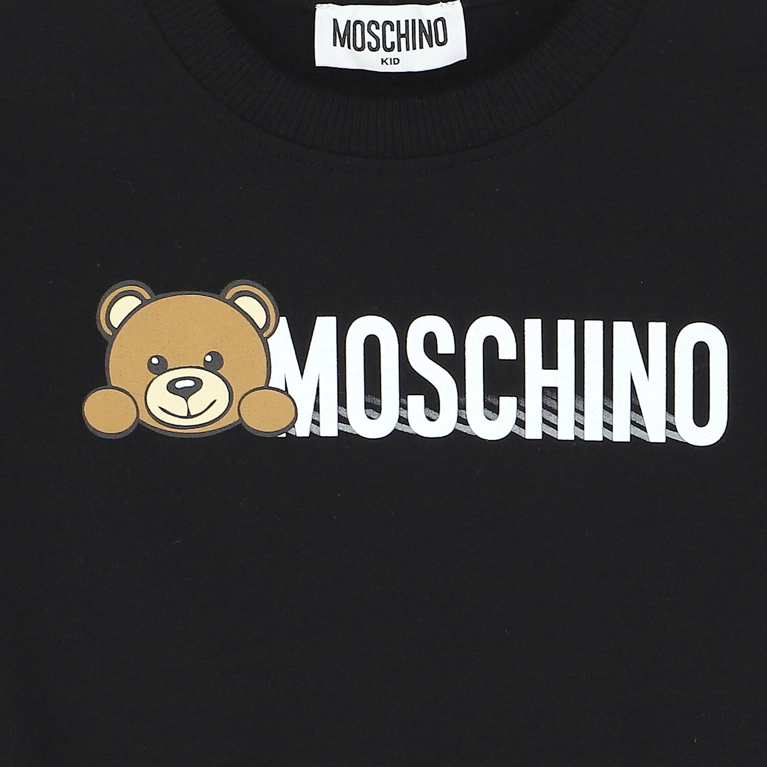 سويت شيرت بشعار تيدي باللون الأسود, 3, hi-res