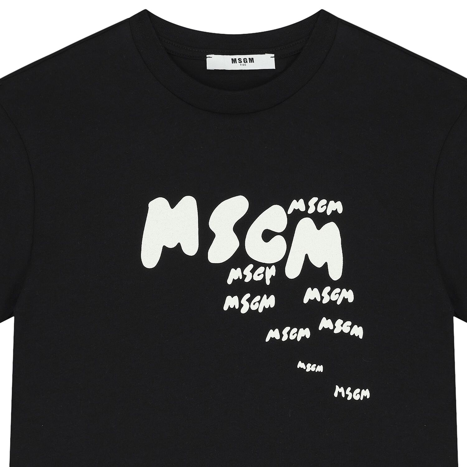 Boys Black Logo T-Shirt, 3, hi-res