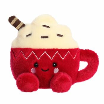 Palm Pals Red & Ivory Cassia Hot Cocoa Soft Toy ( 13CM )