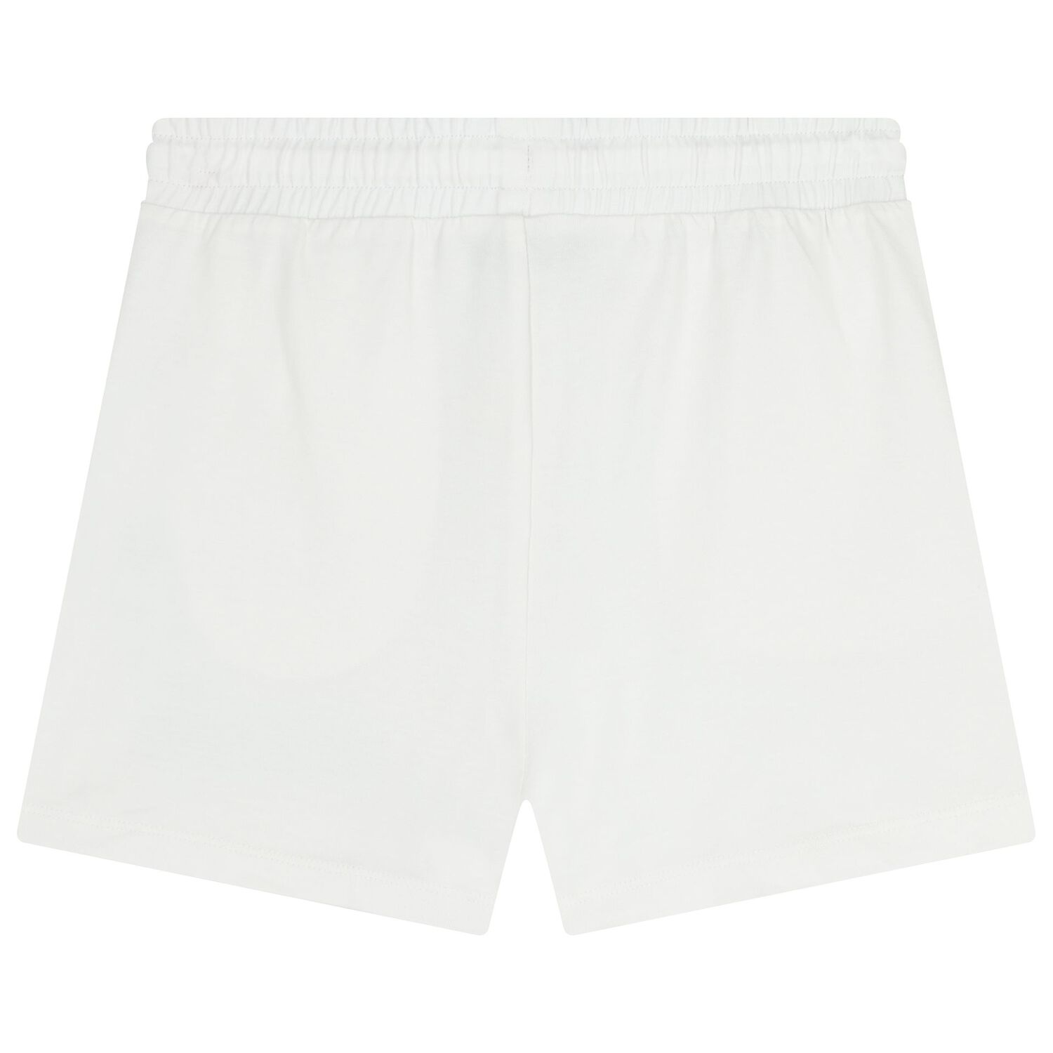 Boys White Logo Shorts, 1, hi-res