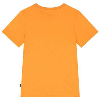 Boys Orange Logo T-Shirt
