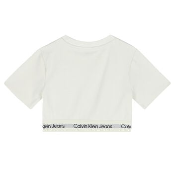 Girls Ivory Logo T-Shirt