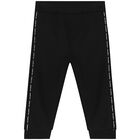 Younger Boys Black & White Logo 3-Piece Tracksuit, 1, hi-res