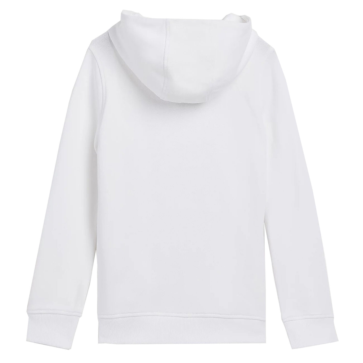 Boys White Logo Hooded Top, 3, hi-res image number null