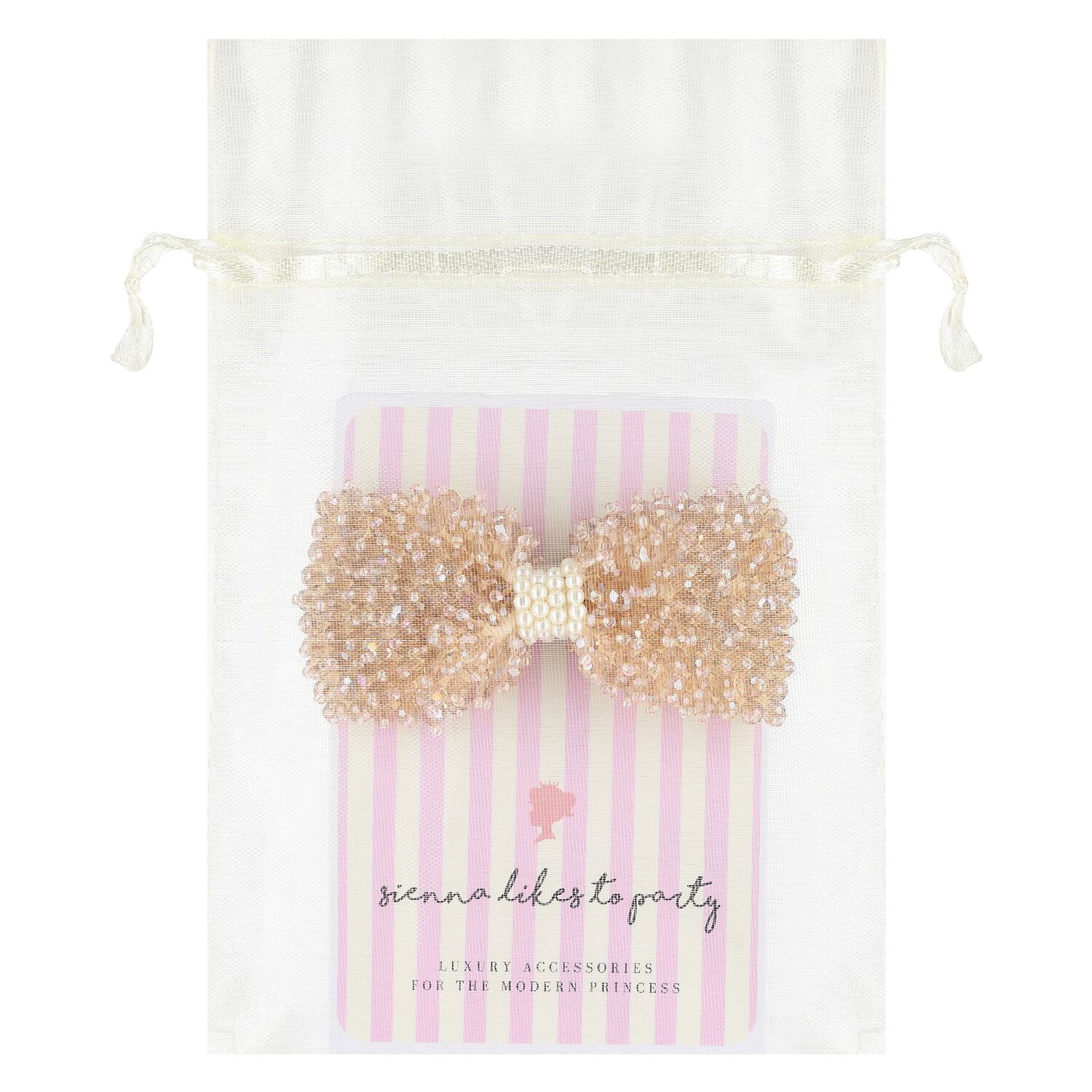 مشبك شعر للبنات على شكل فيونكة باللون الوردي , 2, hi-res image number null