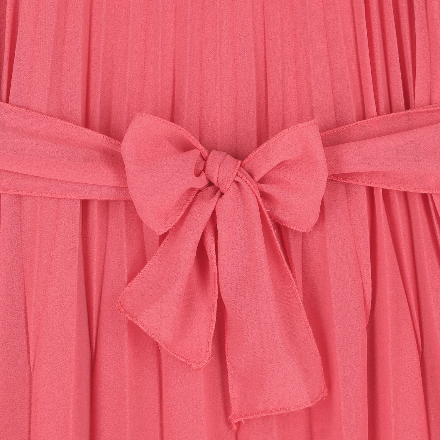 Girls Pink Pleated Dress, 1, hi-res