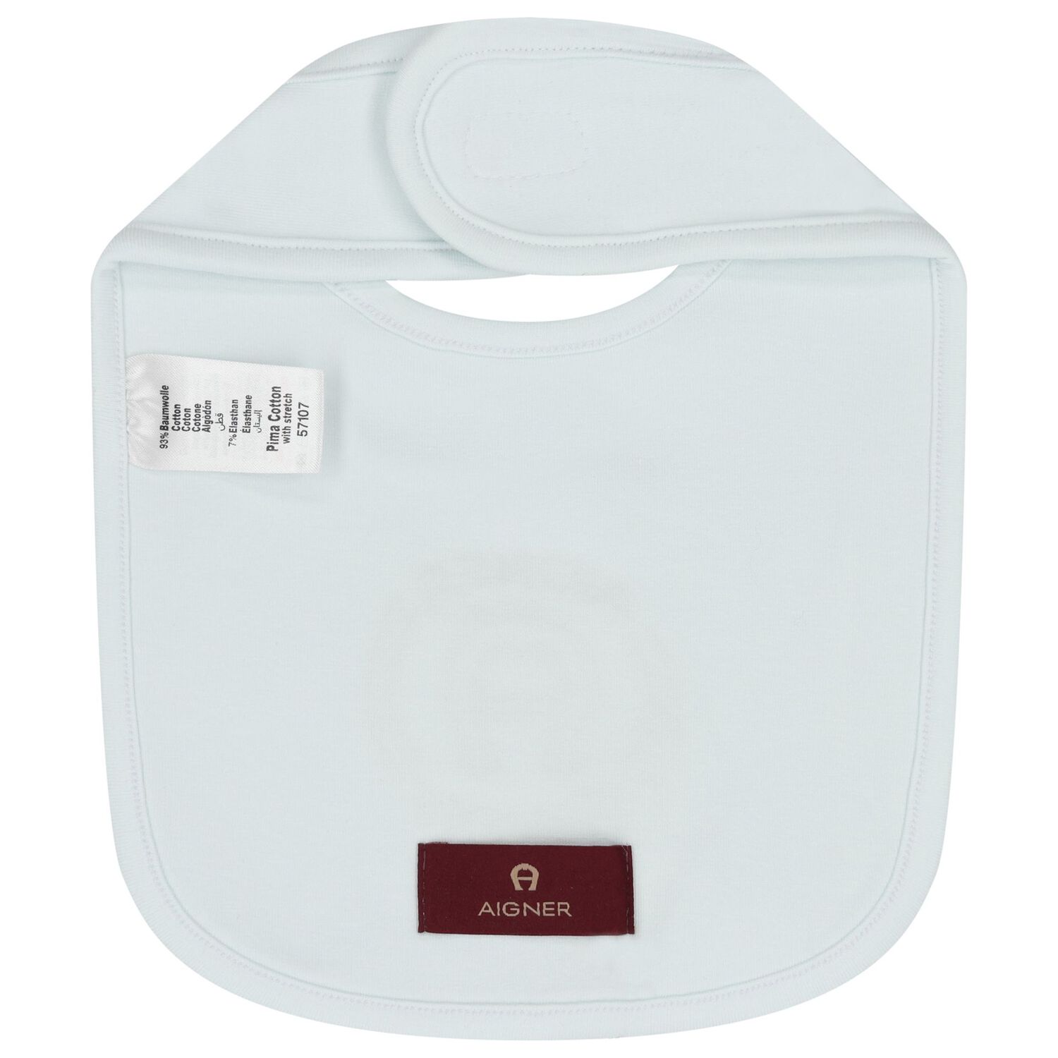 Baby Boys Blue Logo Bib, 2, hi-res