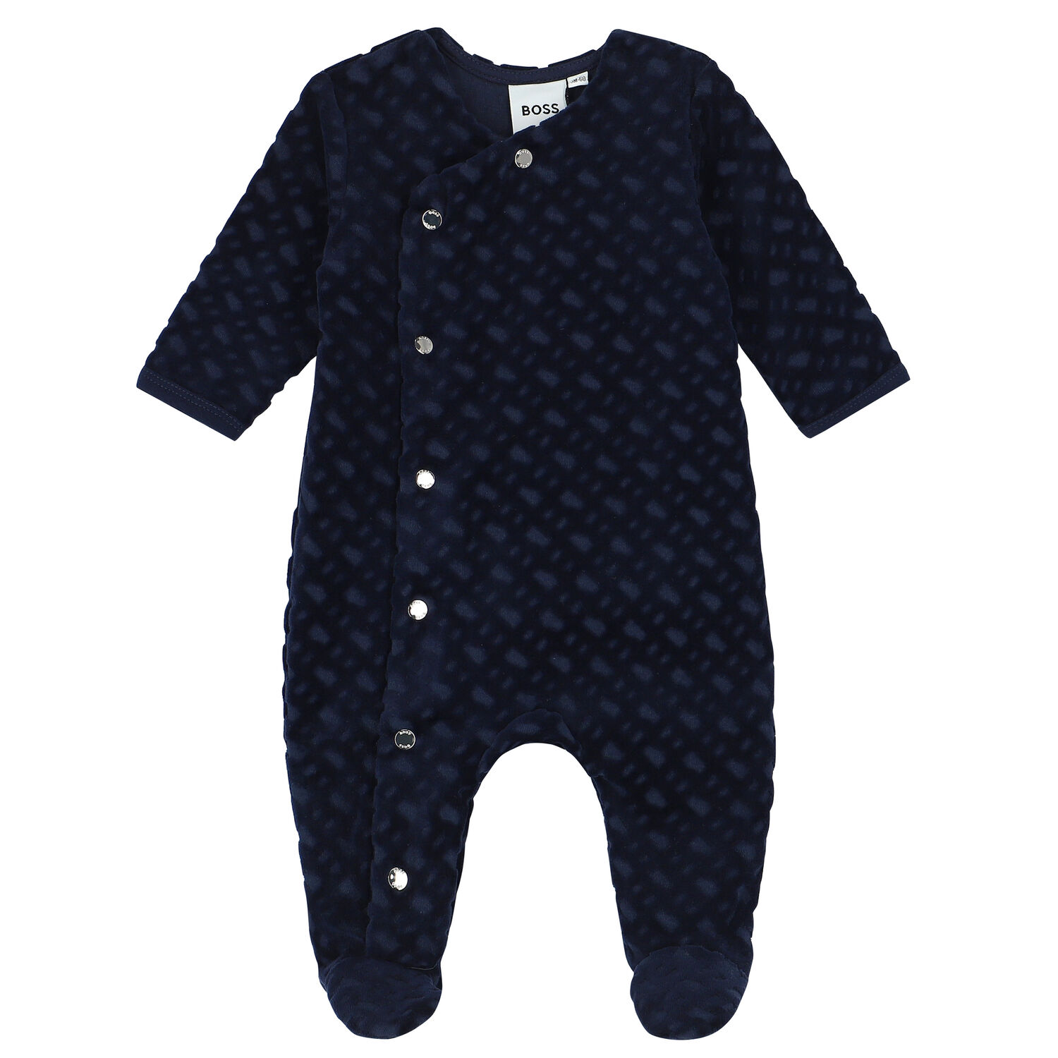 Baby Boys Navy Blue Babygrow Gift Set, 1, hi-res