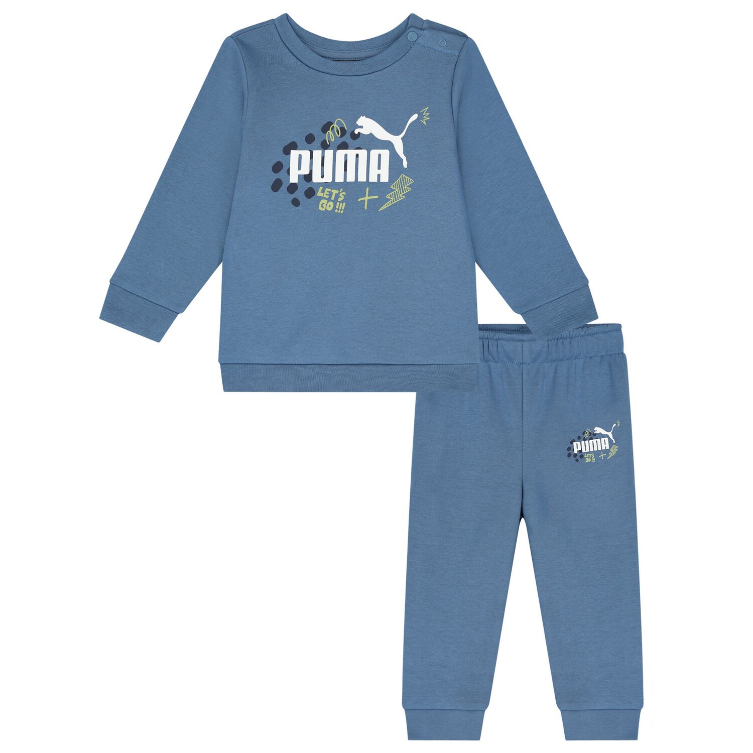 Younger Boys Blue Logo Tracksuit, 1, hi-res